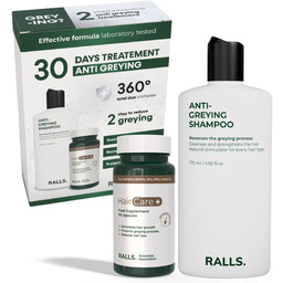 Ralls Anti-Greying - Kuracja przeciw siwieniu włosów szampon
