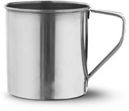 Kubek turystyczny stalowy 600 ml