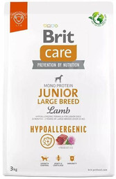 Brit care dog hypoallergenic junior large breed lamb,