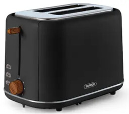 Tower Scandi T20027BLK Rozmrażanie 800W Toster