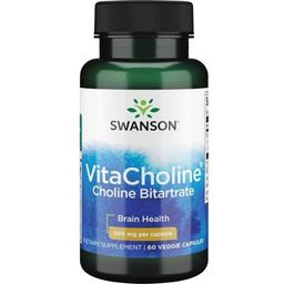 Suplement diety, SWANSON VitaCholine 300mg, 60kaps. - Cholina