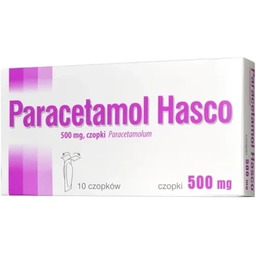 Paracetamol Hasco czopki doodbytnicze 500 mg 10 czop.