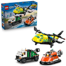 LEGO City, klocki, Zestaw z samolotem, ciężarówką serwisową