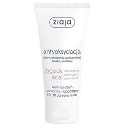 ZIAJA_Jagody Acai SPF10 antyoksydacja krem ochronno-łagodzący do skóry