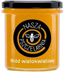 Miód wielokwiatowy Nasza Pszczelarnia 450g
