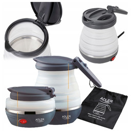 Mocny Czajnik Elektryczny Turystyczny Adler 750