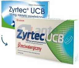 Zyrtec UCB 10mg x10 tabletek