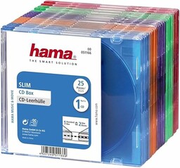 Hama Slim etui na CD 25 sztuk -