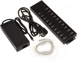 KALEA-INFORMATIQUE 20-portowa stacja ładująca USB i listwa zasilająca