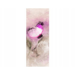 Obraz Rose Butterfly motyl pastelowy księżniczka