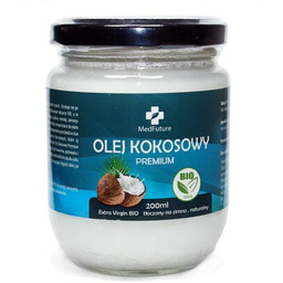 MedFuture Olej kokosowy Extra Virgin BIO nierafinowany, 200