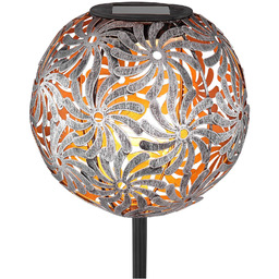 Globo Lampa solarna ozdobna 33632, aluminiowy / szary