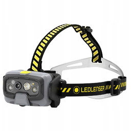 Ledlenser HF8R Work Black/Yellow, latarka czołowa, 1600 lm