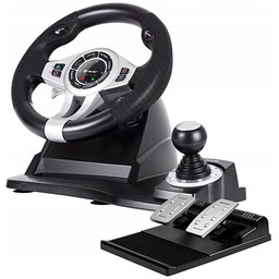Kierownica do gier z pedałami 4w1 PS4 Pc