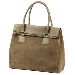 Kuferek do ręki damski skórzany torebka na ramię