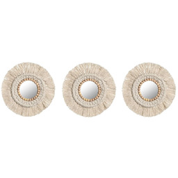 Home ESPRIT Zestaw lusterek białych kryształów Boho 20