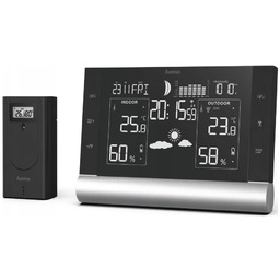 Domowa stacja pogodowa Hama Black Line Plus,