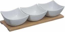 Secret De Gourmet Zestaw do dipów, porcelanowe miseczki