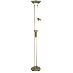 Markslöjd - Detroit 2 Lampa Podłogowa Mosiądz