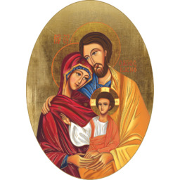Ikona owalna Święta Rodzina