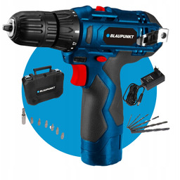 Wiertarko wkrętarka Akumulatorowa Walizka 1500 mAh Wiertła Blaupunkt