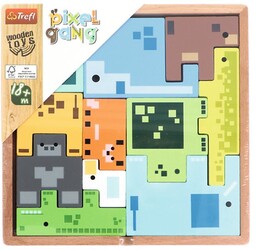 Trefl, Zabawka drewniana - Pixel Gang 61640