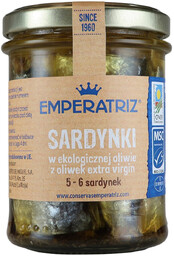 Sardynki europejskie w BIO oliwie z oliwek extra