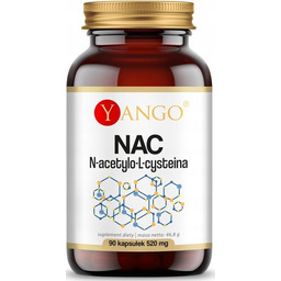 Suplement diety, Yango, Nac 520 Mg N-acetylo-l-cysteina, 90