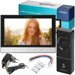 Wideodomofon Videodomofon LCD 7" Nagrania Pamięć Furtka Brama