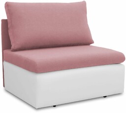 Bird Meble Sofa jednoosobowa Toledo Różowy/Biały