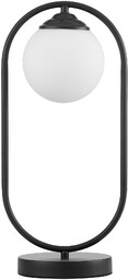 NOWOCZESNA LAMPA BIURKOWA CZARNA VERO W1 LUMINA DECO