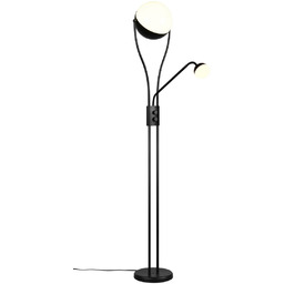 Lampa podłogowa z lampką do czytania do salonu