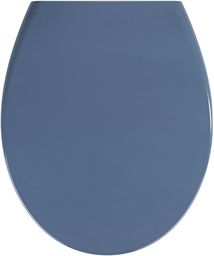 Wenko deska sedesowa Samos w kolorze ciemnoniebieskim, duroplast,