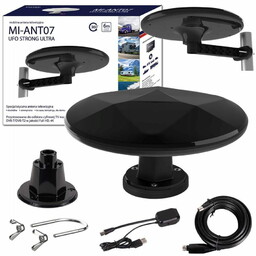 Mistral Antena DVB-T2 MI-ANT07 UFO - CZARNA