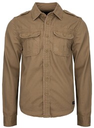 koszula VINTAGE SHIRT LONGSLEEVE camel-M
