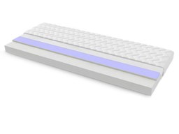 Materac piankowy FOGGIA 160x200 cm Dwustronny Średnio twardy