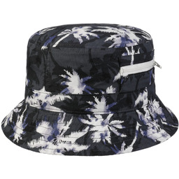 Kapelusz Tekstylny Drento Palms Bucket by Lipodo, ciemnoszary,