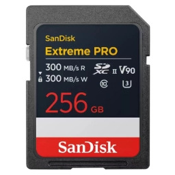 SANDISK Extreme PRO SDXC 256GB 300MB/S V90 Karta
