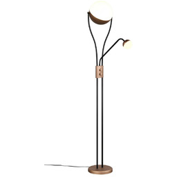 Lampa podłogowa z lampką do czytania do salonu