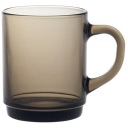 Szklanka z uchem Versailles Sepia 260 ml brązowa