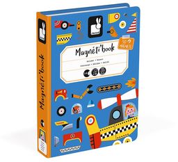 Puzzle magnetyczne dla dzieci świat motoryzacji J02715-Janod, układanka