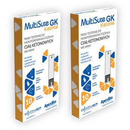 Paski ketonowe dieta keto MultiSure GK do pomiaru