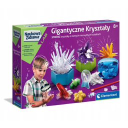 Clementoni Naukowa Zabawa Lab 50106 Gigantyczne Kryształy