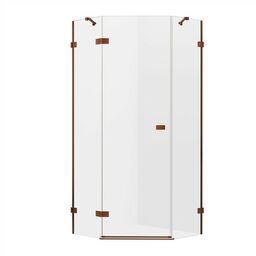 Miedziana kabina pięciokątna 90x90 lewa EXK-3820 Avexa New