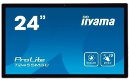 IIYAMA Monitor dotykowy 24 cale T2455MSC-B1 POJ.10PKT.IPS,HDMI,DP,USB3.0,CAM,MIC