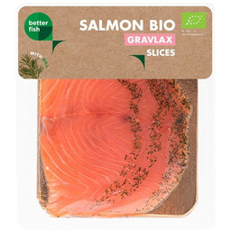 Łosoś Atlantycki Plastry Gravlax Z Koprem Bio 100