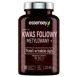 Essensey Kwas Foliowy Metylowany+ 90 kaps.