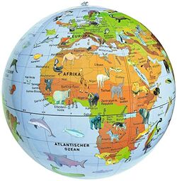 Moses 38076 nadmuchiwany globus zwierzęcy kula wodna ze