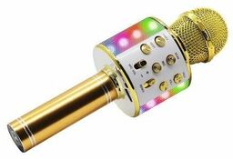 Mikrofon karaoke z głośnikiem bluetooth Manta MIC20-GL LED