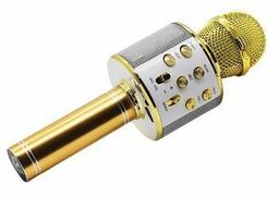 Mikrofon karaoke z głośnikiem bluetooth Manta MIC10-G Złoty